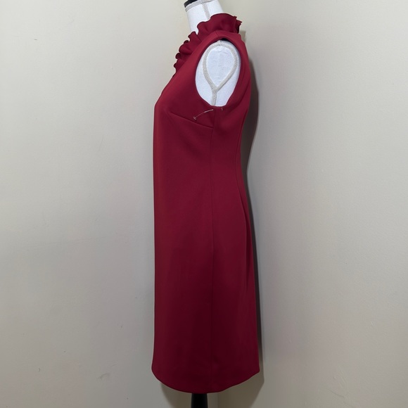 Nwt Calvin Klein || burgundy woman’s Dress size 8 - Picture 3 of 10